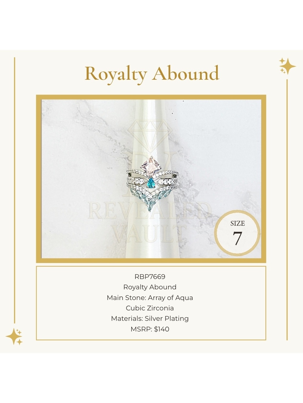 Royalty Abound - Size 7 - Princess Reign